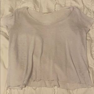 Distressed v neck urban outfitters